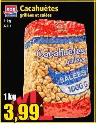 cacahuètes grillées et salées xox