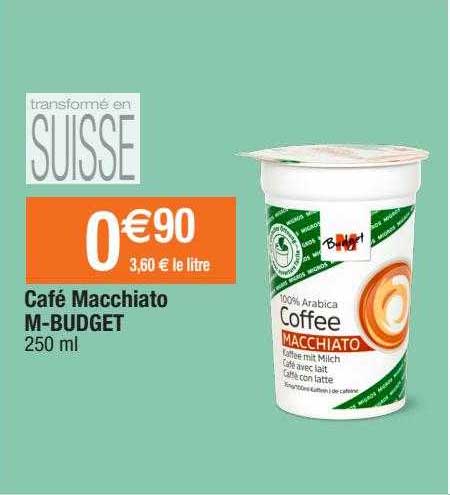 café macchiato m-budget
