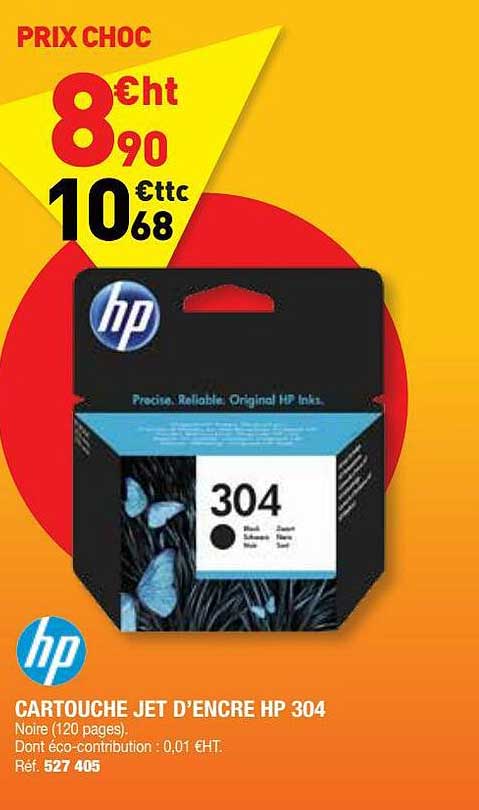 cartouche jet d'encre hp 304