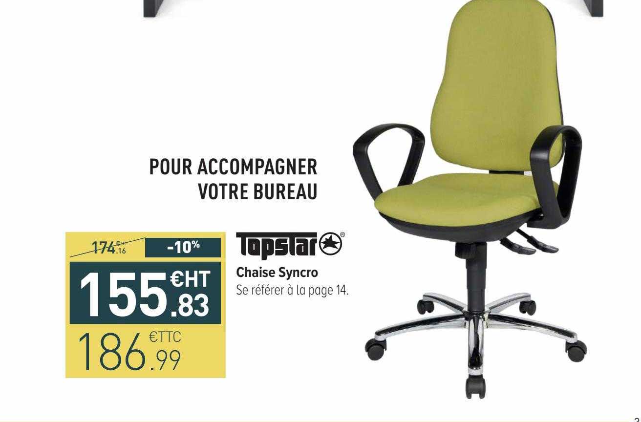 chaise syncro topstar