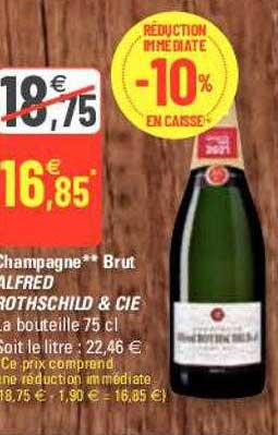 champagne** brut alfred rothschild & cie