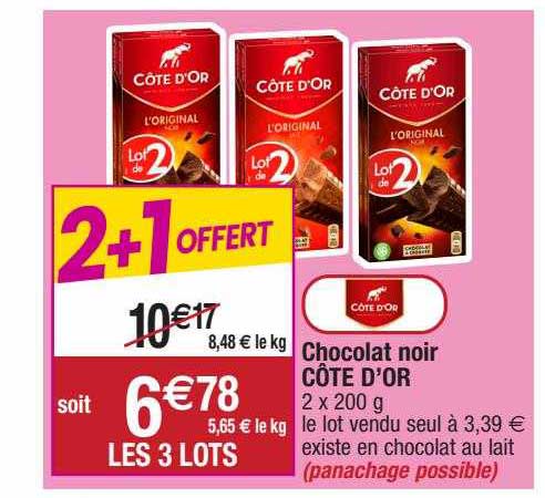 Chocolat Noir Côte D'or