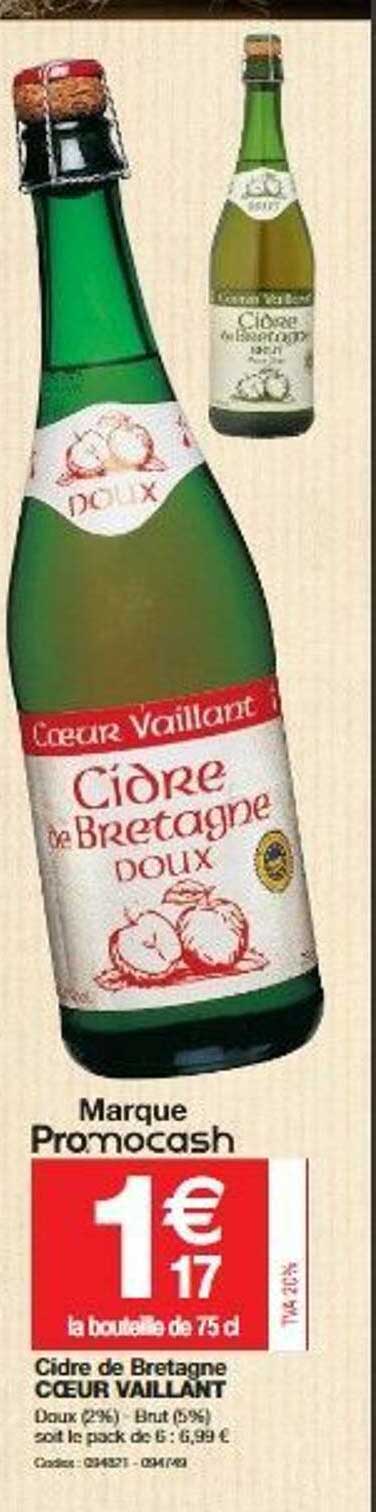 cidre de bretagne cœur vaillant