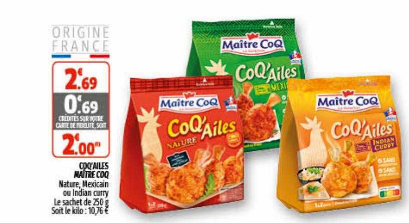 Coq'ailes Maître Coq