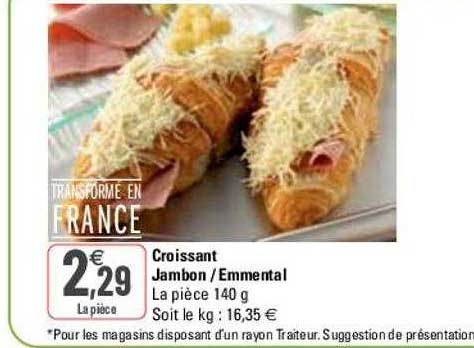 Croissant Jambon - Emmental
