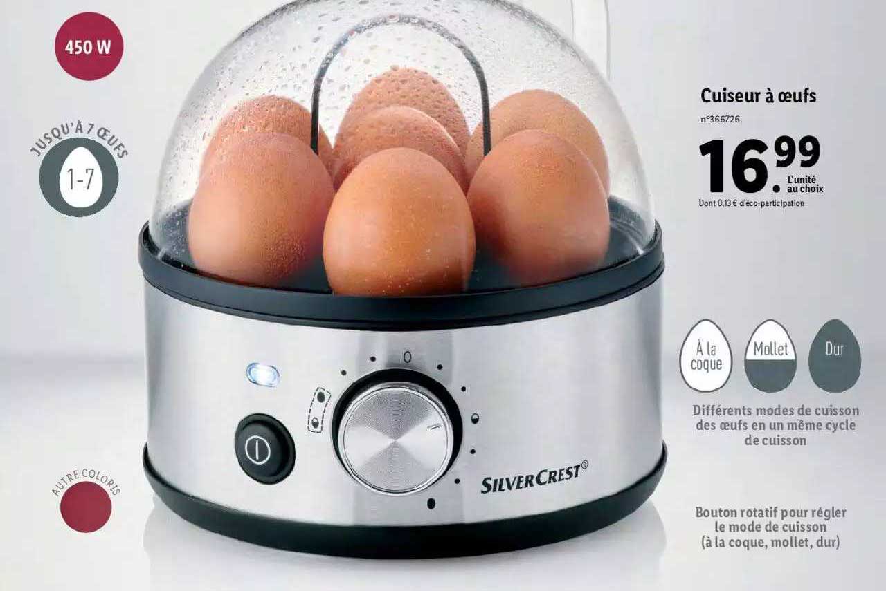 cuiseur à oeufs silver crest