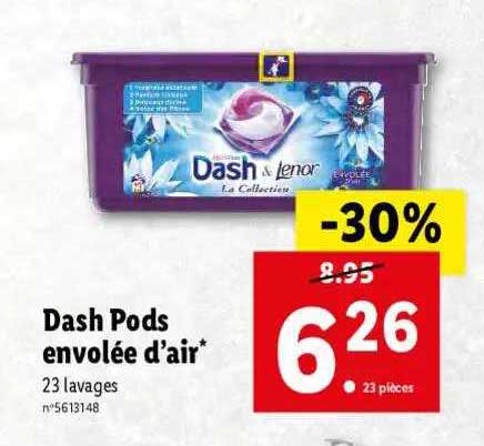 dash pods envolée d'air