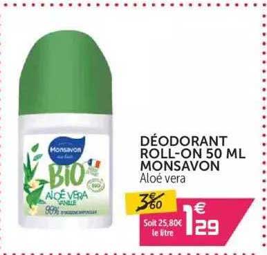 déodorant roll-on 50 ml monsavon