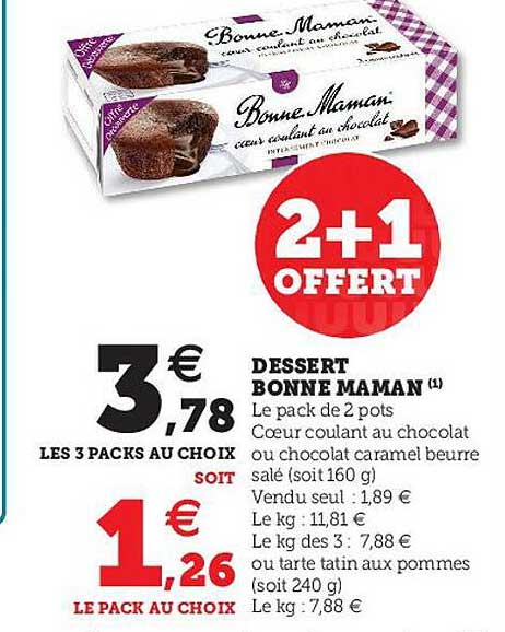 dessert bonne maman