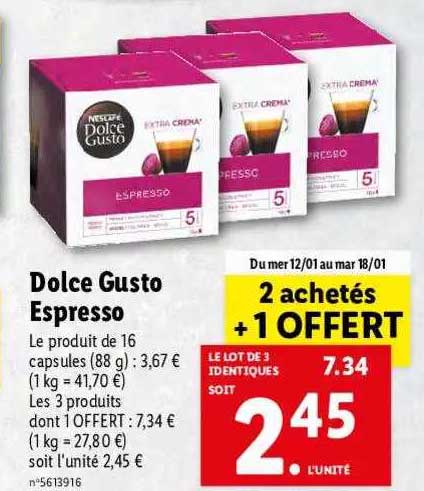 Dolce Gusto Espresso Nescafé