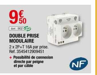 double prise modulaire