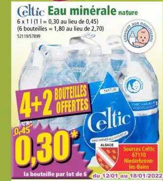 Eau Minérale Nature Celtic