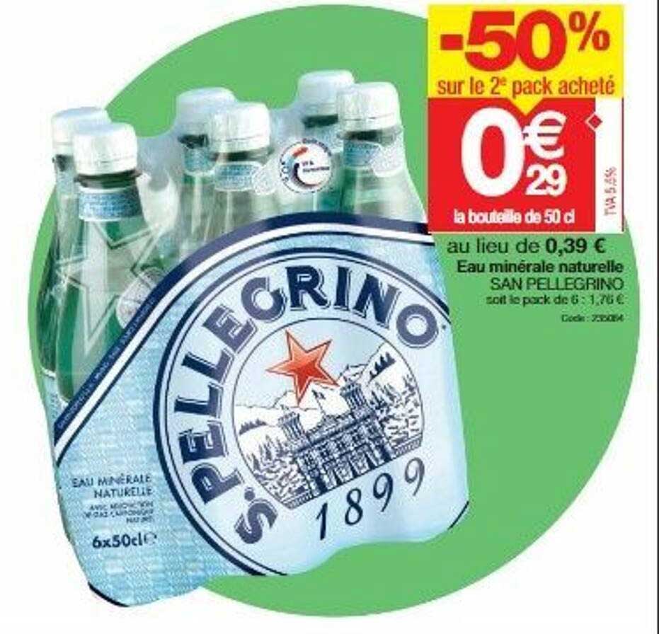 eau minérale naturelle san pellegrino