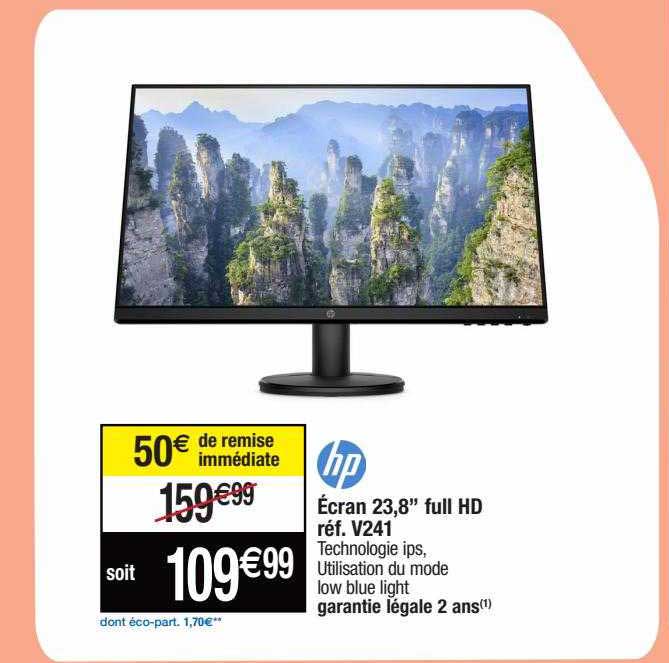 écran 23,8" Full Hd V241 Hp