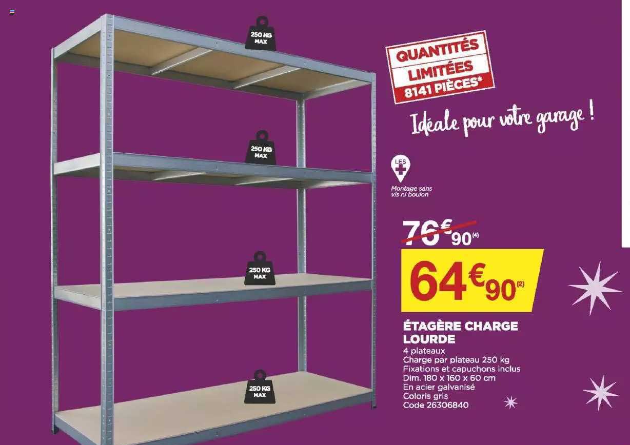 étagère charge lourde