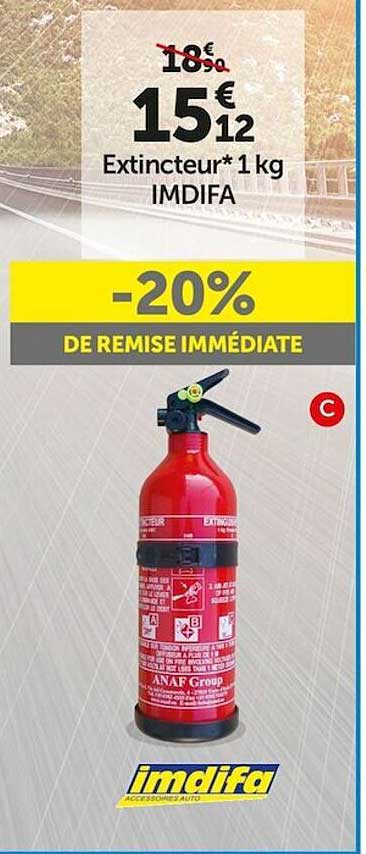 extincteur 1 kg imdifa