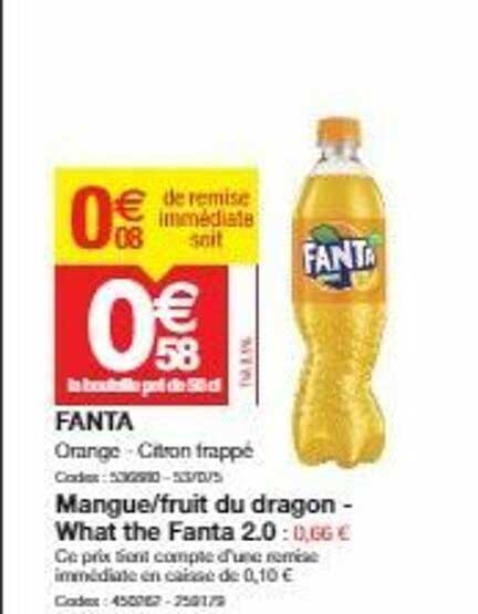 fanta, mangue-fruit du dragon - what the fanta 2.0
