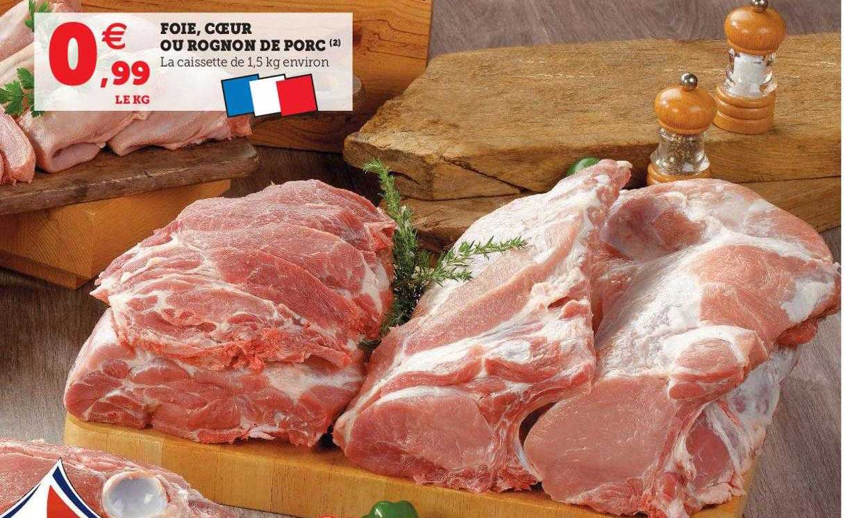 Foie, Cœur Ou Rognon De Porc
