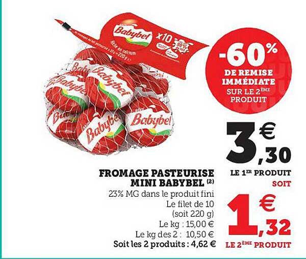 Fromage Pasteurisé Mini Babybel