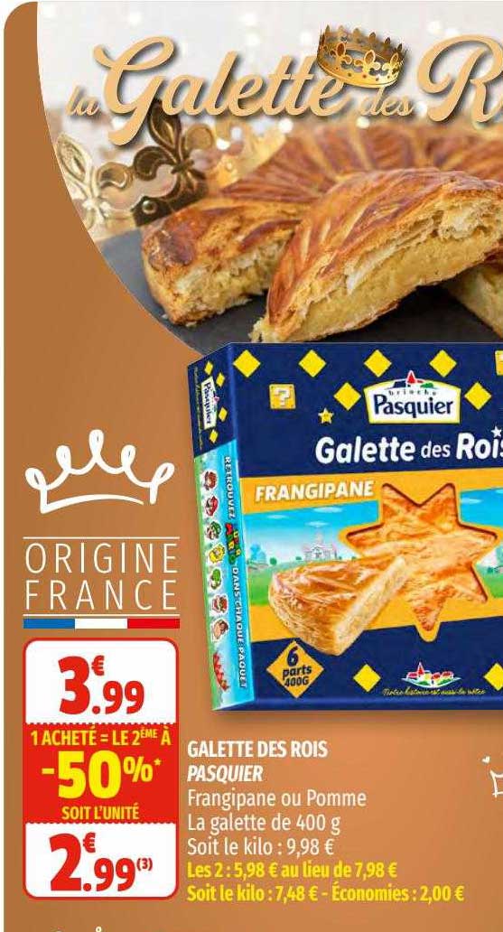 Galette Des Rois Pasquier