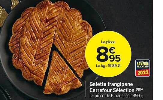 galette frangipane carrefour sélection