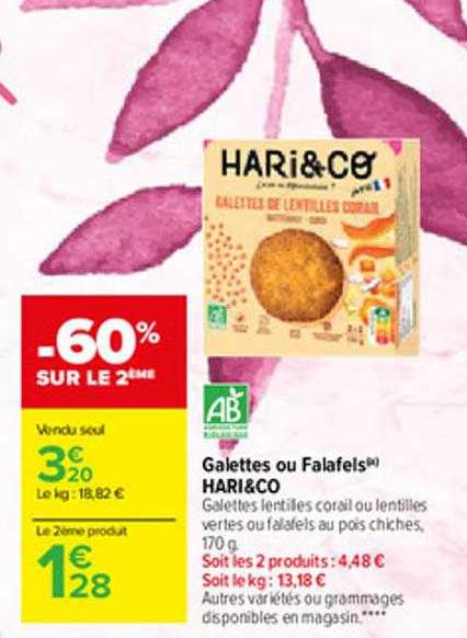 Galettes Ou Falafels Hari&co