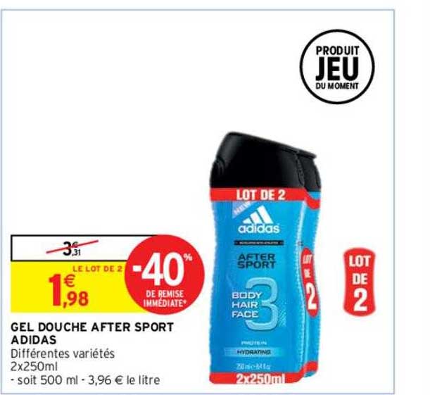 gel douche after sport adidas