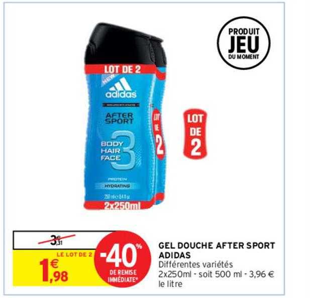 gel douche after sport adidas