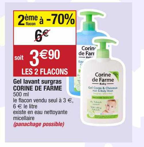 gel lavant surgras corine de farme