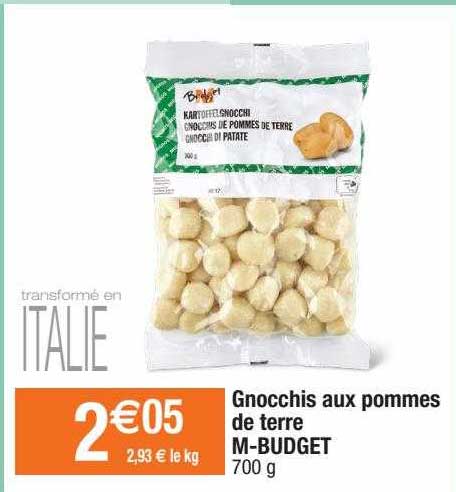 Gnocchis Aux Pommes De Terre M-budget