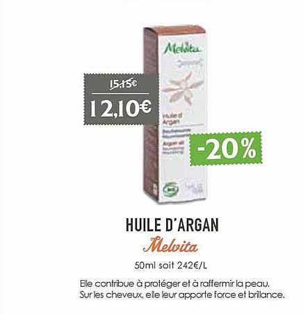 huile d'argan melvita