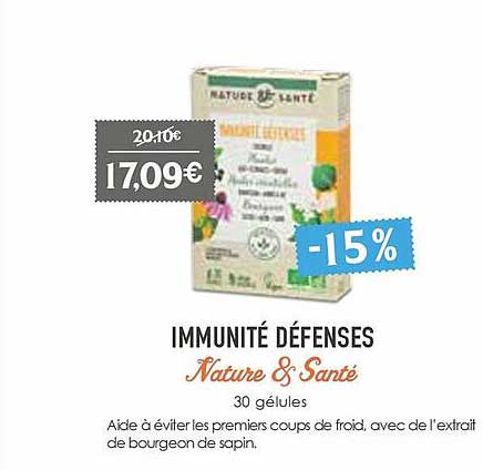 immunité défenses nature & santé