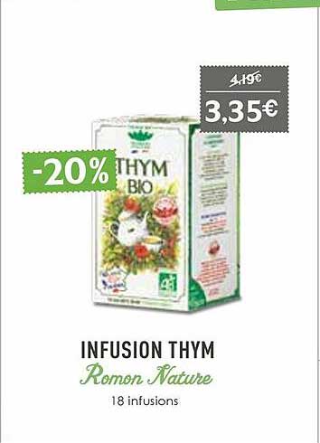 infusion thym romon nature