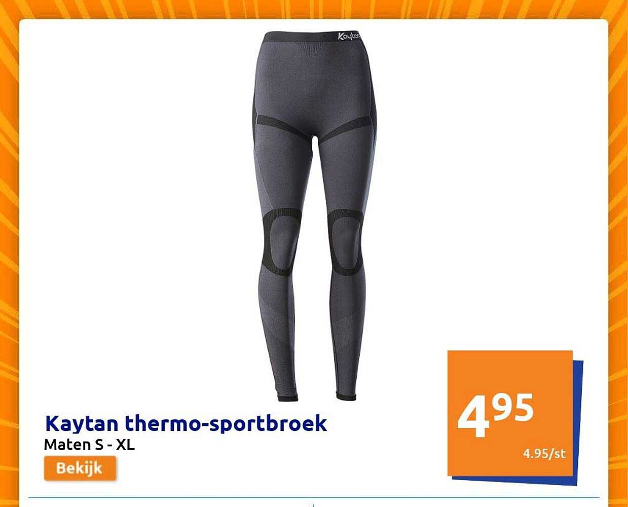 Kaytan Thermo-sportbroek