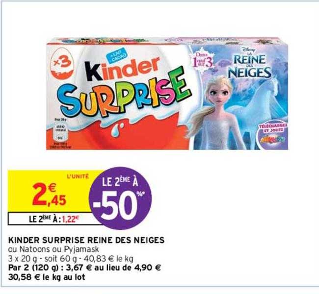 kinder surprise reine des neiges