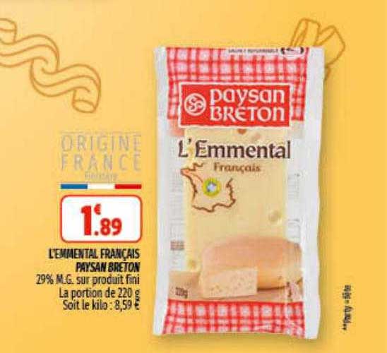 l'emmental français paysan breton