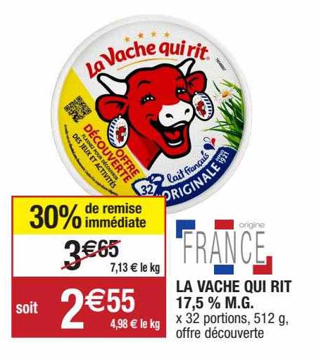 la vache qui rit 17,5% m.g.