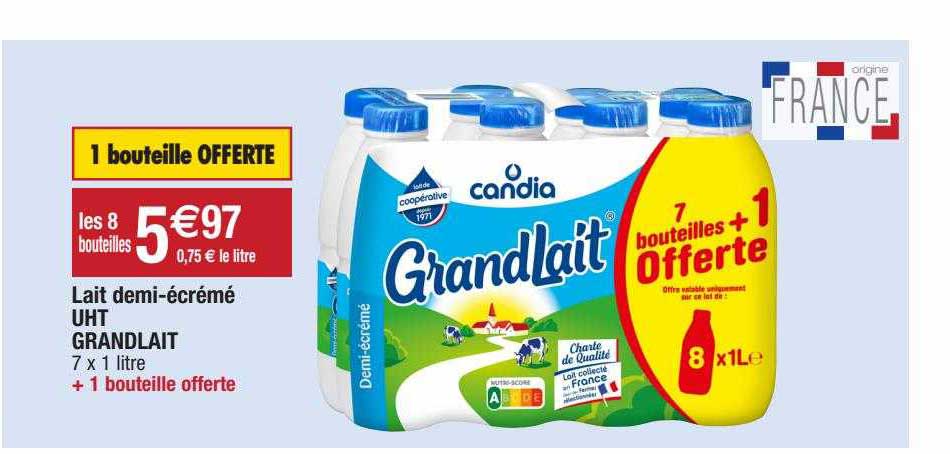 lait demi-écrémé uht grandlait