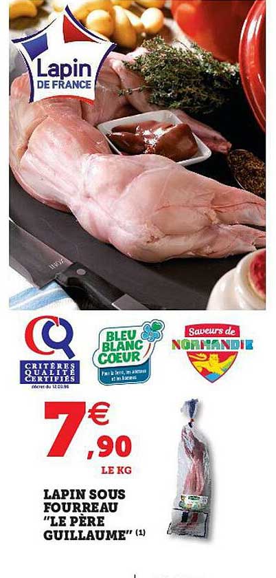lapin sous fourreau "le père guillaume"