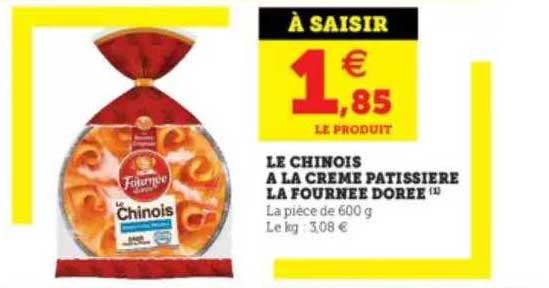 le chinois à la crème pâtissière la fournée dorée