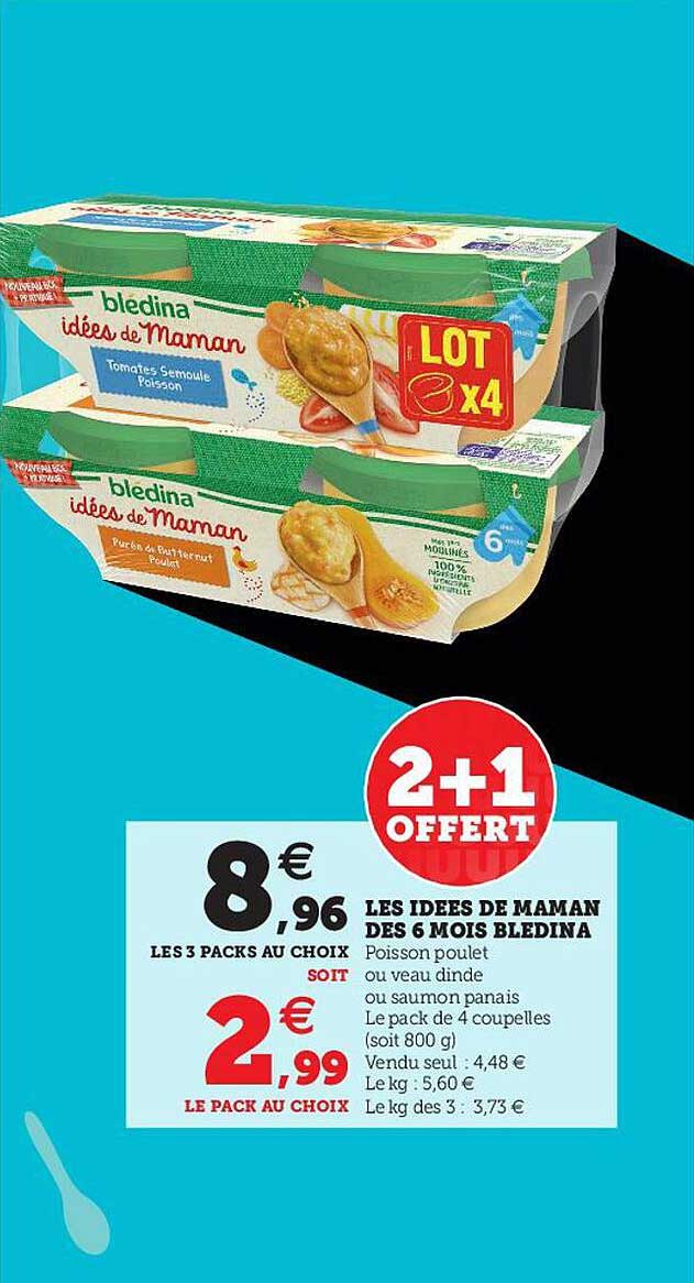 les idées de maman dès 6 mois blédina