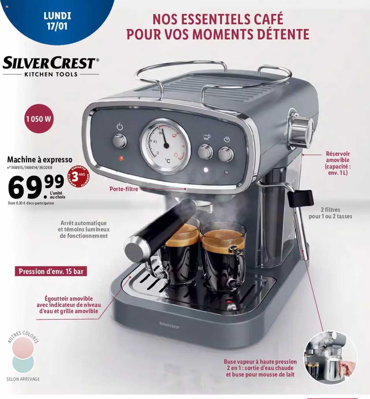 machine à expresso silver crest