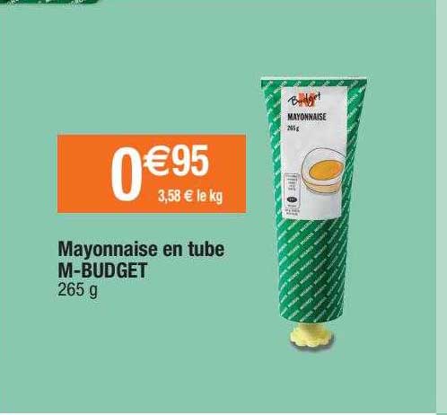 mayonnaise en tube m-budget