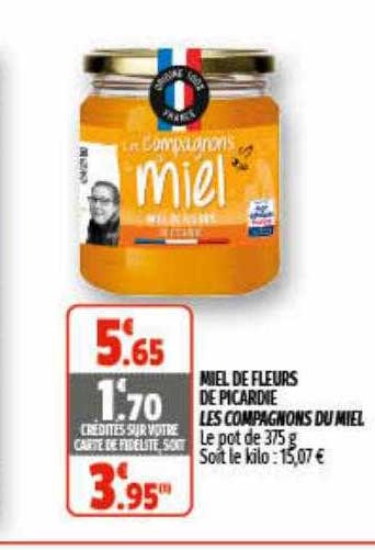 miel de fleurs de picardie les compagnons du miel