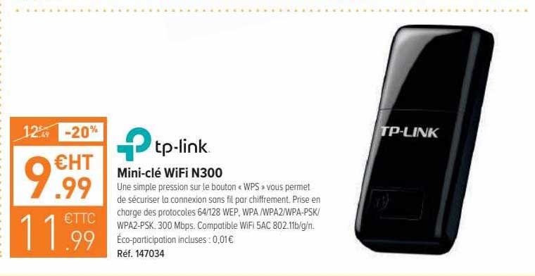 mini-clé wiFi n300 tp-link
