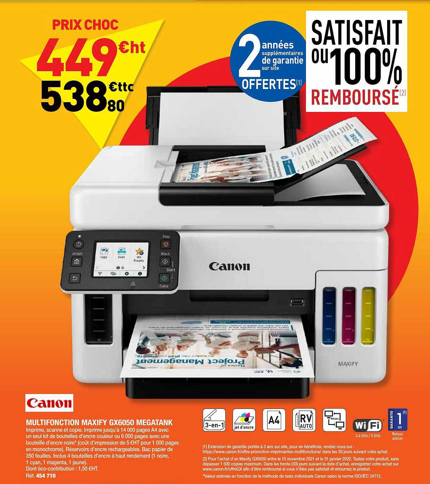 Multifonction Maxify Gx6050 Mégatank