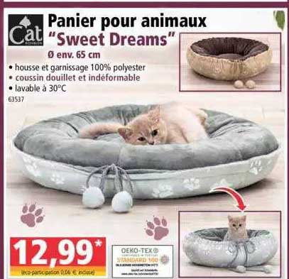 panier pour animaux "sweet dreams" cat
