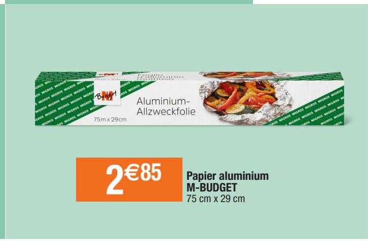 Papier Aluminium M-budget