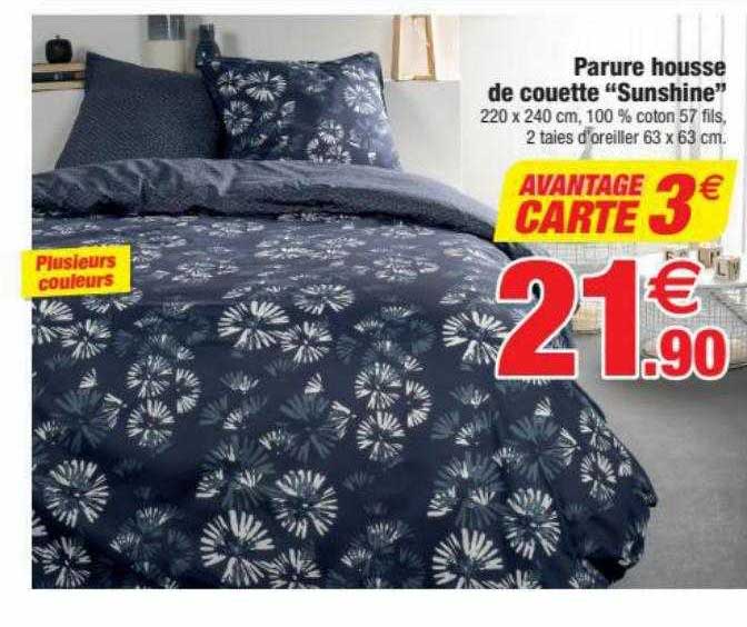 parure housse de couette "sunshine"