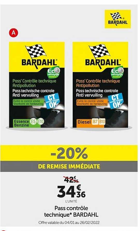 pass contrôle technique bardahl